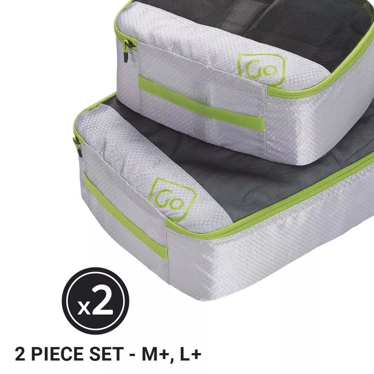 Go Travel Travel Accessories Grey/Green Go Travel Deeper Packing Cubes