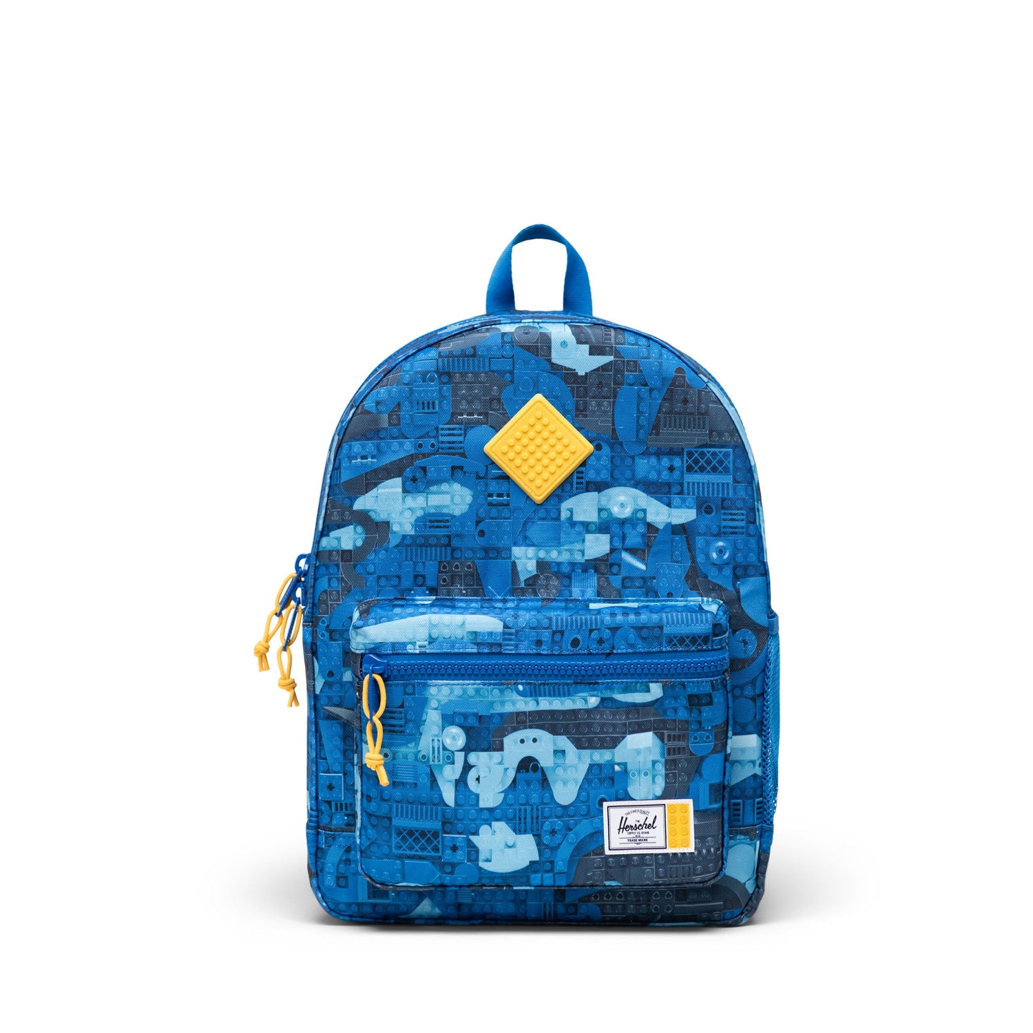Herschel Backpacks Abstract Bricks Blue Herschel LEGO Herschel Heritage Kids Backpack - Abstract Bricks Blue