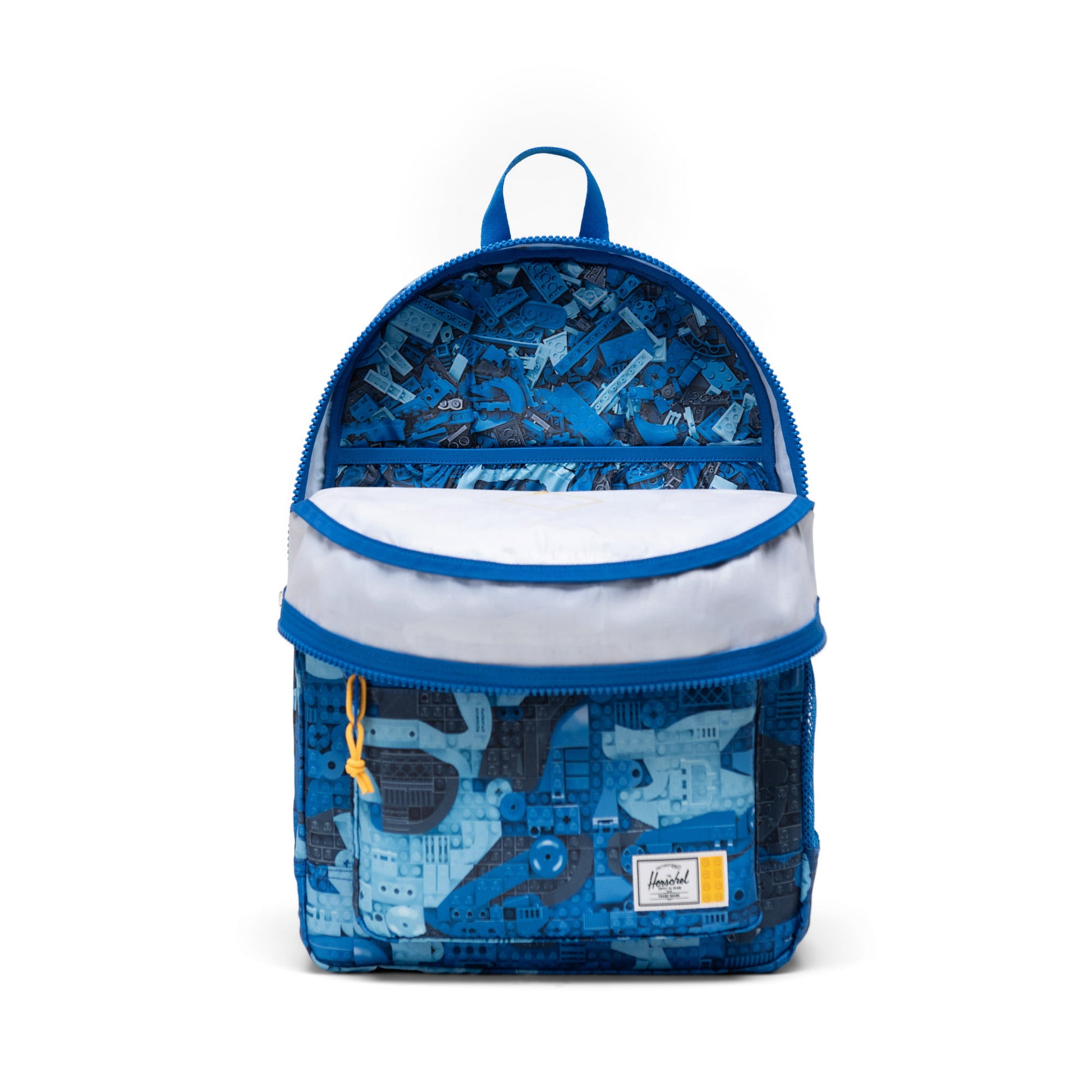 Herschel Backpacks Abstract Bricks Blue Herschel LEGO Herschel Heritage Youth Backpack - Abstract Bricks Blue