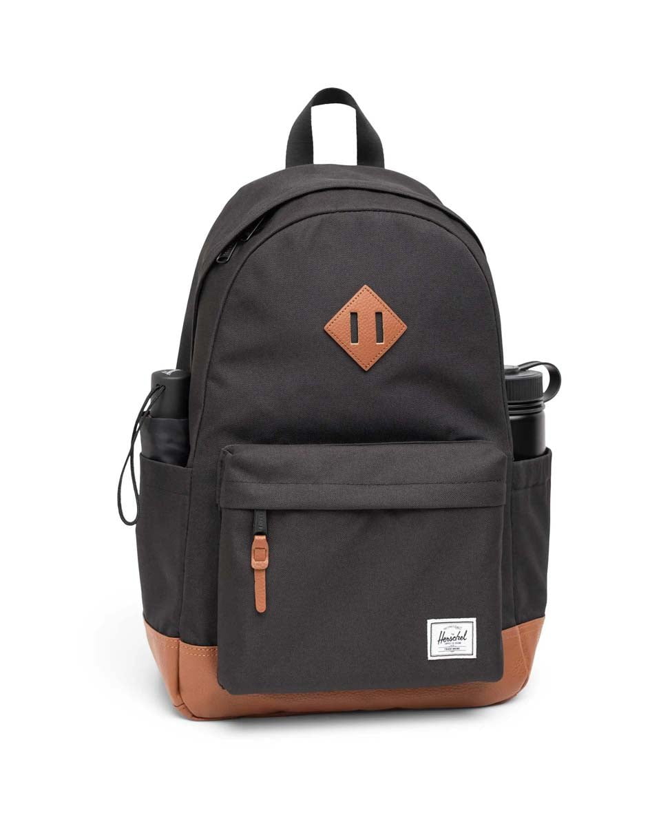 Herschel Backpacks Black/Tan Herschel Heritage Backpack - Black/Tan