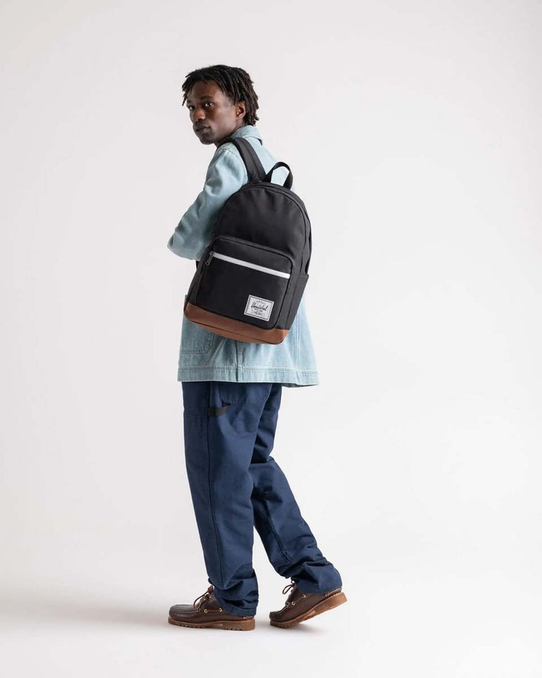 Herschel Backpacks Navy/Tan Herschel Pop Quiz Backpack - Navy/Tan
