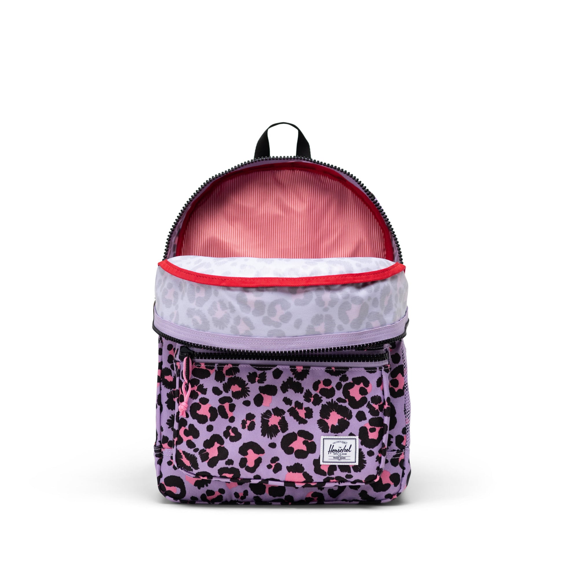 Herschel Backpacks Scribble Leopard Sachet Pink Herschel Heritage Kids Backpack - Scribble Leopard Sachet Pink