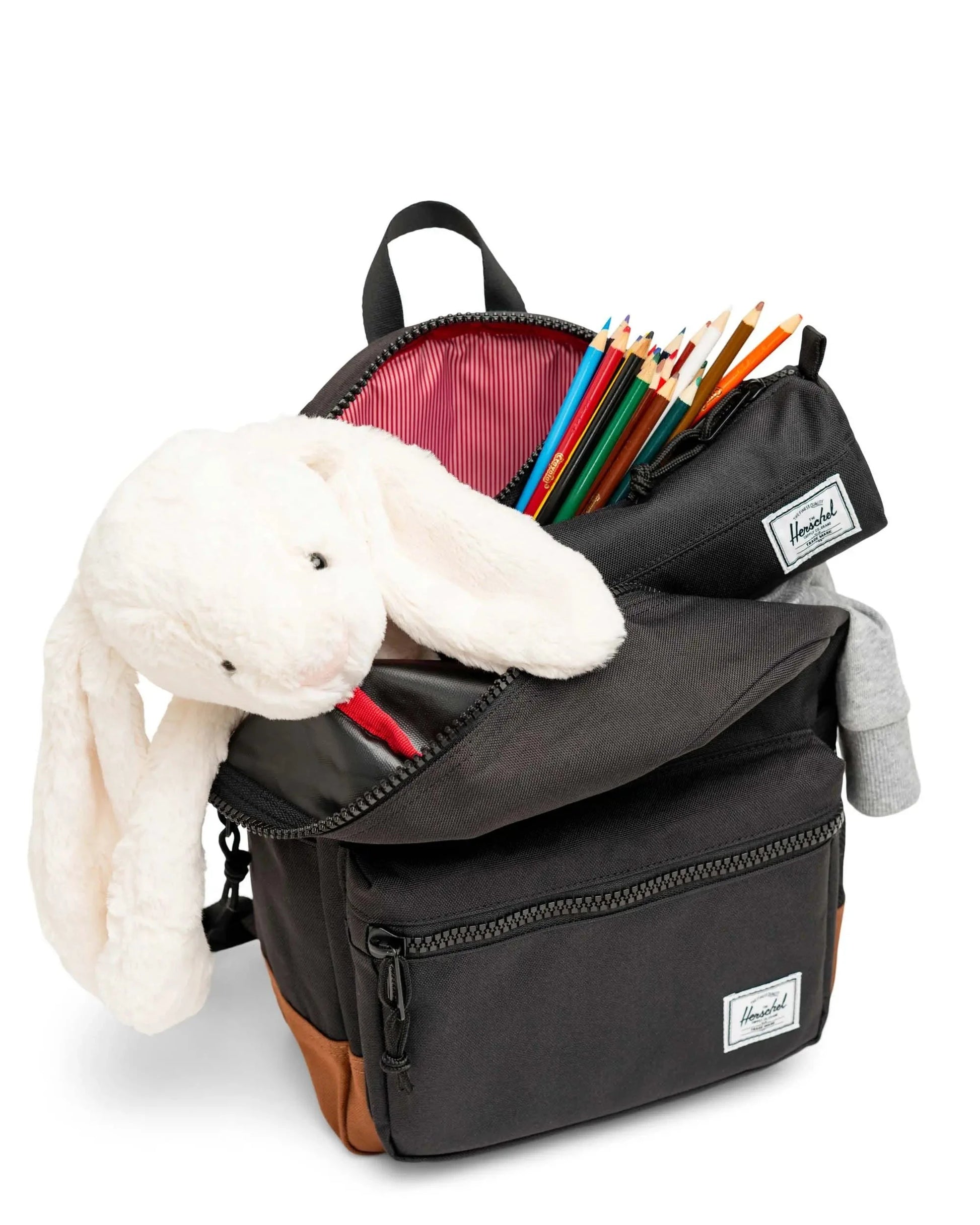 Herschel Backpacks Stencil Checker Opera Mauve Herschel Heritage Kids Backpack - Stencil Checker Opera Mauve