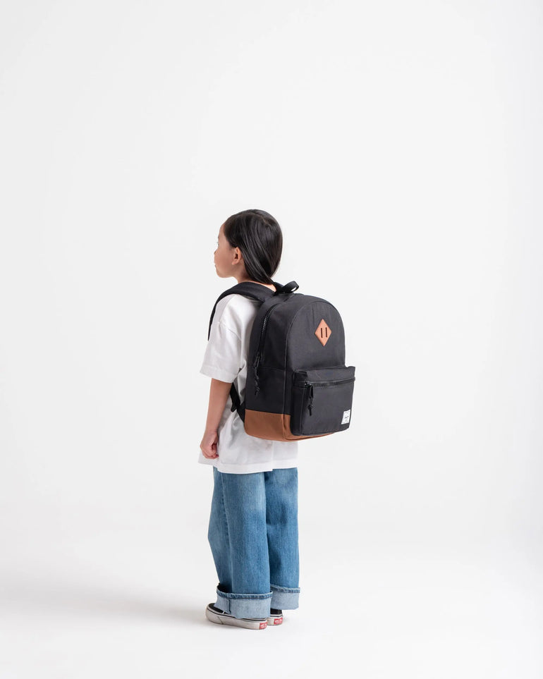 Herschel Backpacks Stencil Checker Opera Mauve Herschel Heritage Kids Backpack - Stencil Checker Opera Mauve