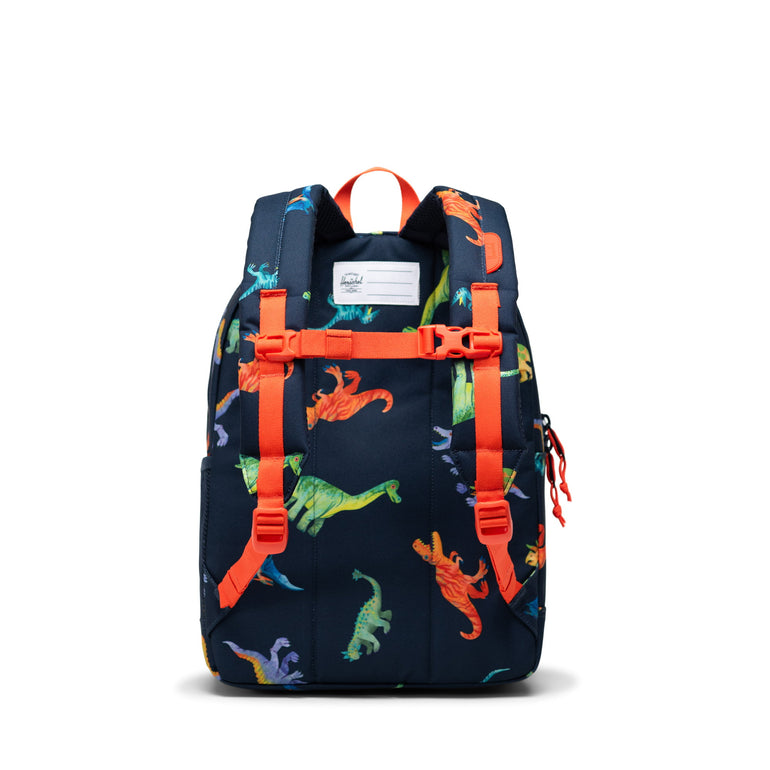 Herschel Backpacks Watercolour Dinos Darkest Navy Herschel Heritage Kids Backpack - Watercolour Dinos Darkest Navy