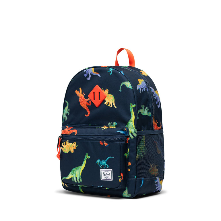 Herschel Backpacks Watercolour Dinos Darkest Navy Herschel Heritage Kids Backpack - Watercolour Dinos Darkest Navy
