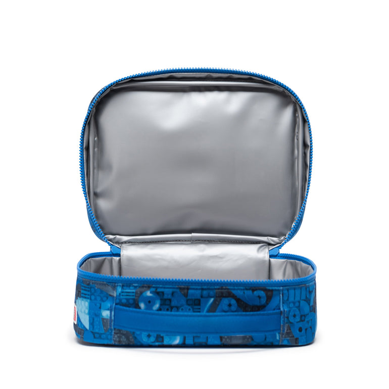 Herschel Lunch Bag Abstract Bricks Blue Herschel LEGO Pop Quiz Lunch Box Little Herschel - Abstract Bricks Blue