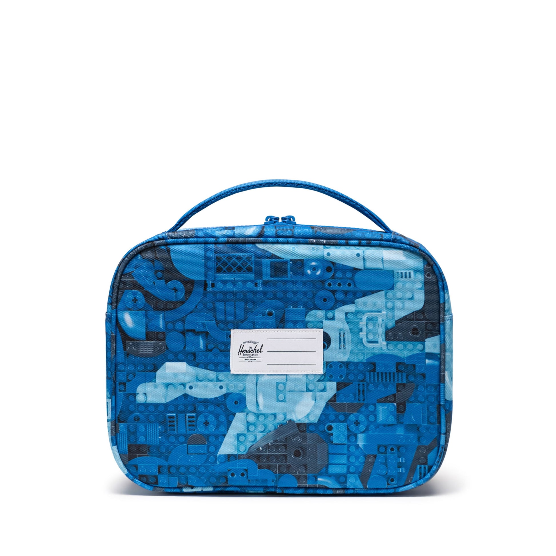 Herschel Lunch Bag Abstract Bricks Blue Herschel LEGO Pop Quiz Lunch Box Little Herschel - Abstract Bricks Blue
