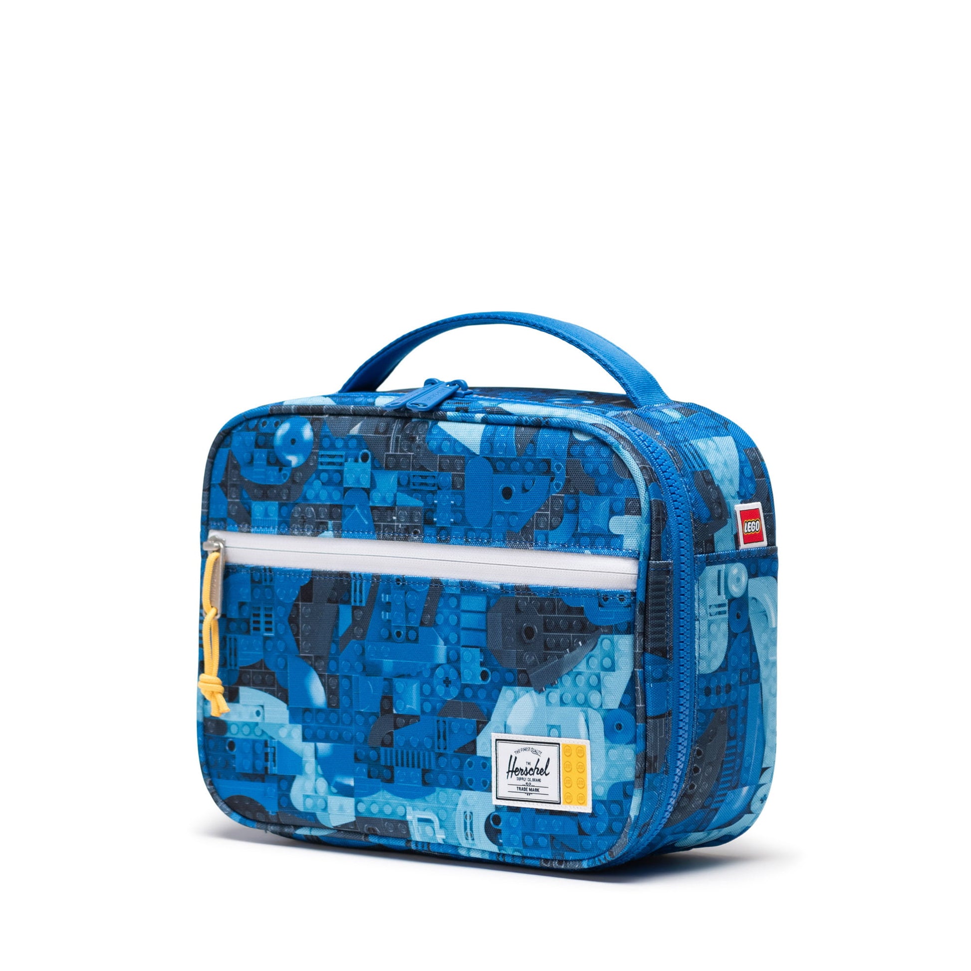 Herschel Lunch Bag Abstract Bricks Blue Herschel LEGO Pop Quiz Lunch Box Little Herschel - Abstract Bricks Blue