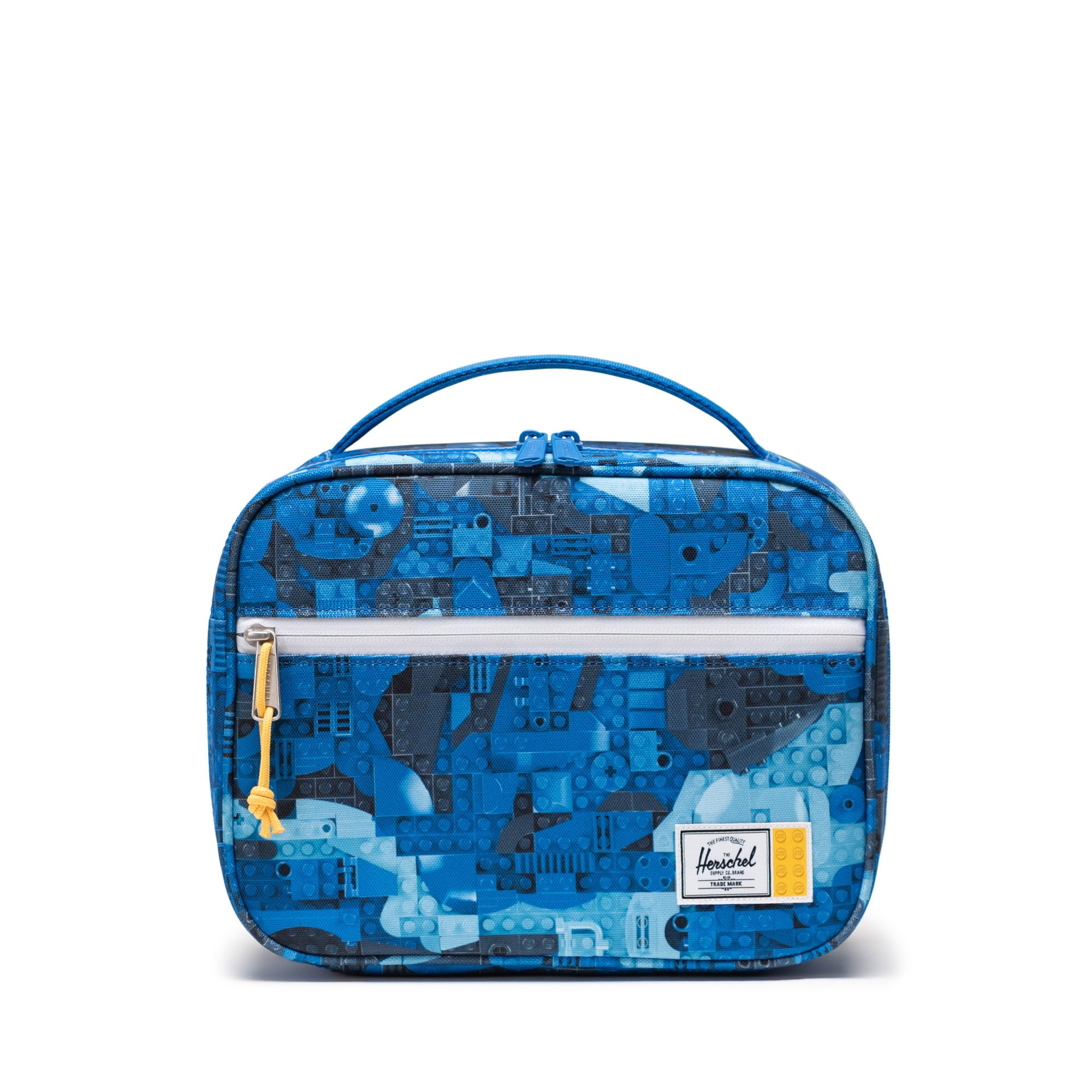 Herschel Lunch Bag Abstract Bricks Blue Herschel LEGO Pop Quiz Lunch Box Little Herschel - Abstract Bricks Blue