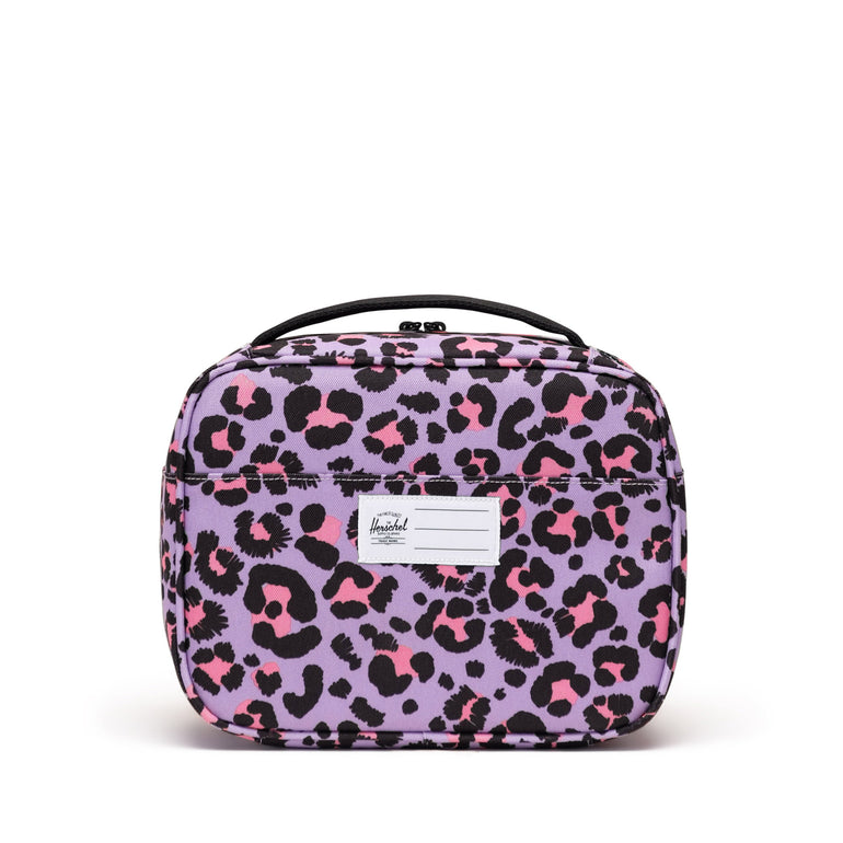Herschel Lunch Bag Scribble Leopard Sachet Pink Herschel Pop Quiz Lunch Box Little Herschel - Scribble Leopard Sachet Pink