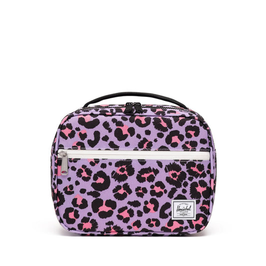 Herschel Lunch Bag Scribble Leopard Sachet Pink Herschel Pop Quiz Lunch Box Little Herschel - Scribble Leopard Sachet Pink
