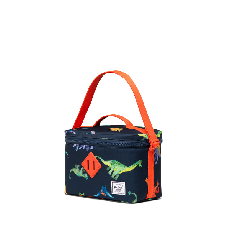 Herschel Lunch Bag Watercolour Dinos Darkest Navy Herschel Heritage Crossbody Lunch Box LH - Watercolour Dinos Darkest Navy