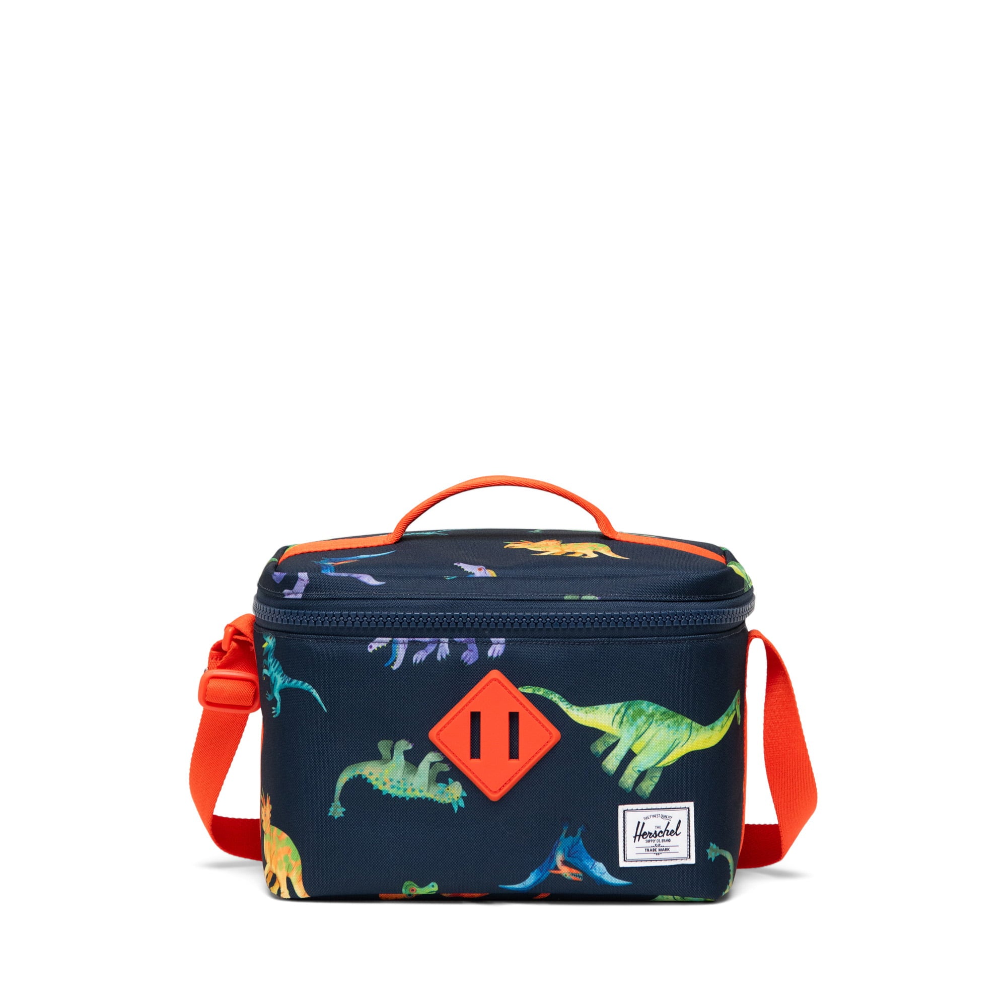Herschel Lunch Bag Watercolour Dinos Darkest Navy Herschel Heritage Crossbody Lunch Box LH - Watercolour Dinos Darkest Navy