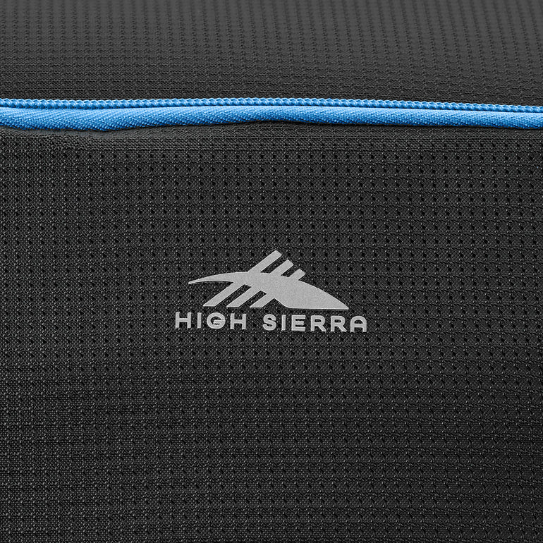 High Sierra Backpack on Wheels Black/Blue High Sierra Hi-Life 3-in-1 Convertible Wheeled Backpack