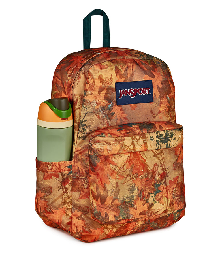 Jansport Backpacks Bogcore Camo Orange JanSport SuperBreak Plus Backpack - Bogcore Camo Orange