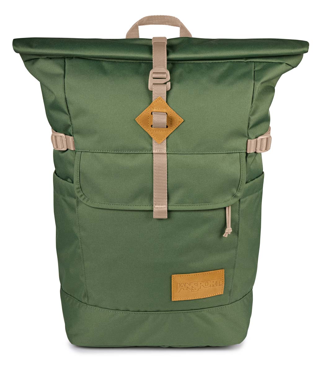 Jansport Backpacks Cargo Green JanSport Hatchet Rolltop - Cargo Green