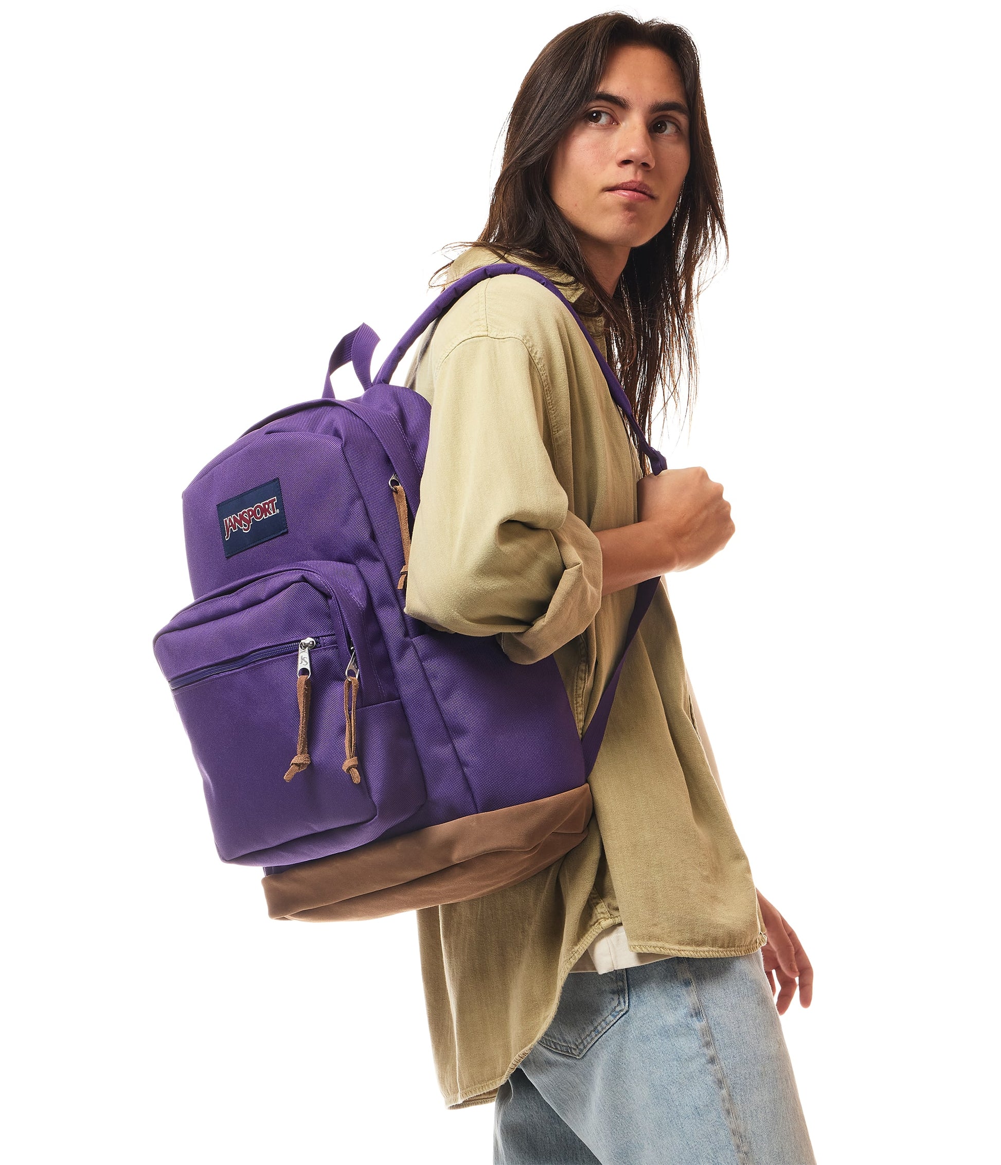 Jansport Backpacks Grape Jelly JanSport Right Pack Backpack - Grape Jelly