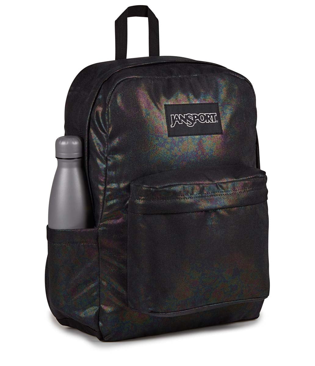 Jansport Backpacks Oil Slick Black JanSport SuperBreak Plus FX Backpack - Oil Slick Black