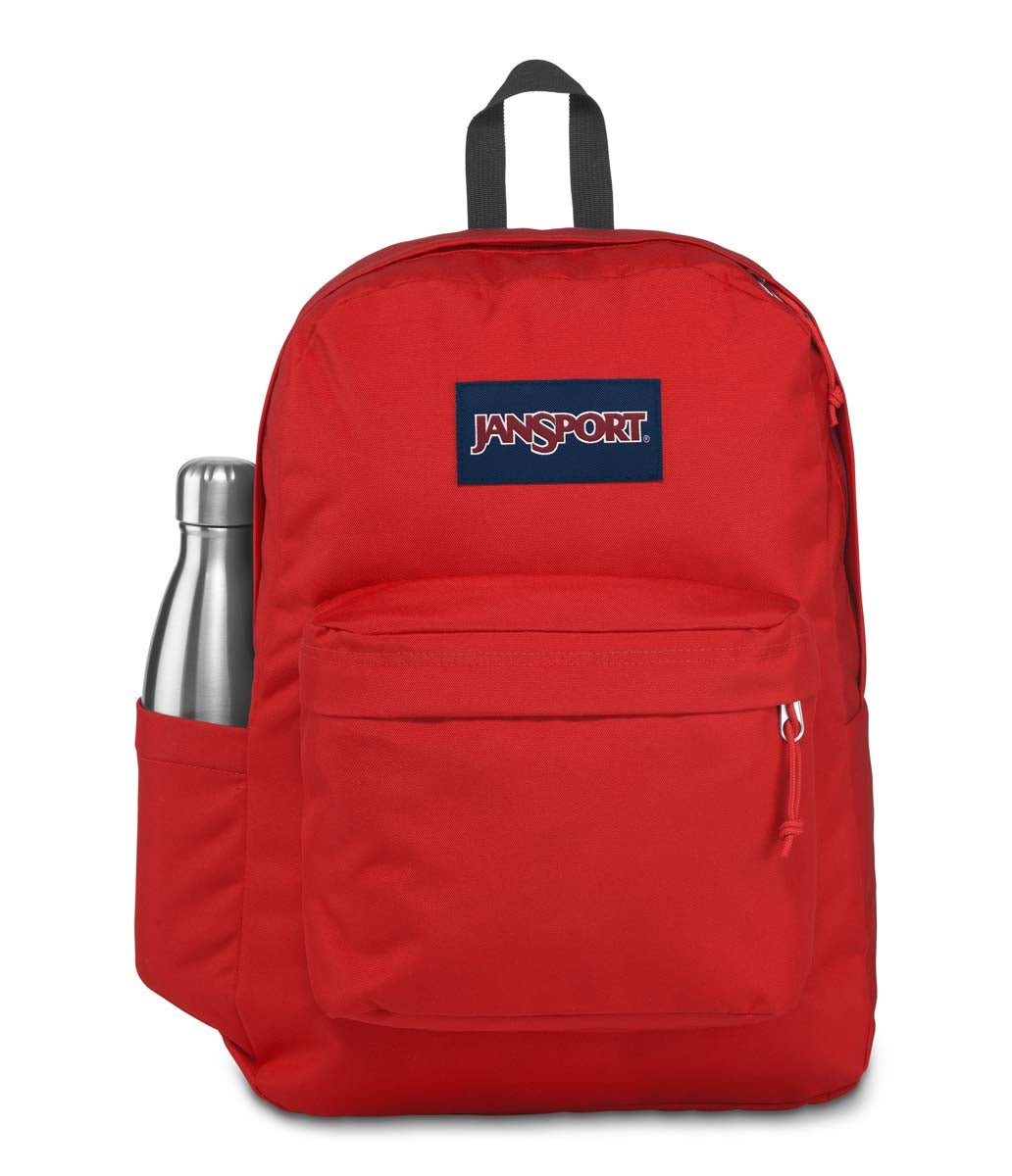 Jansport Backpacks Red Tape JanSport SuperBreak Plus Backpack - Red Tape