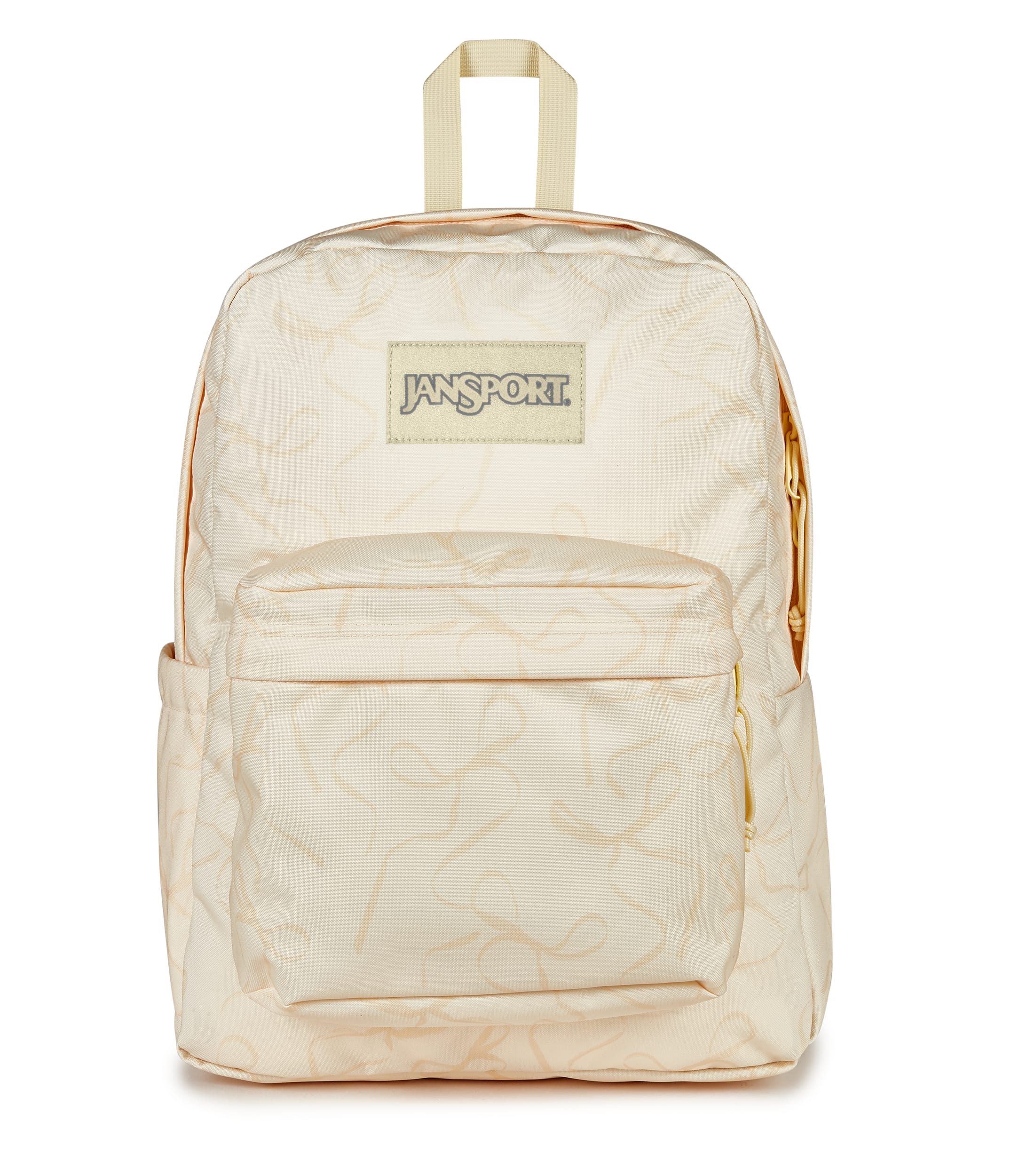 Jansport Backpacks Rows of Bows Lemon JanSport SuperBreak Plus Backpack - Rows of Bows Lemon