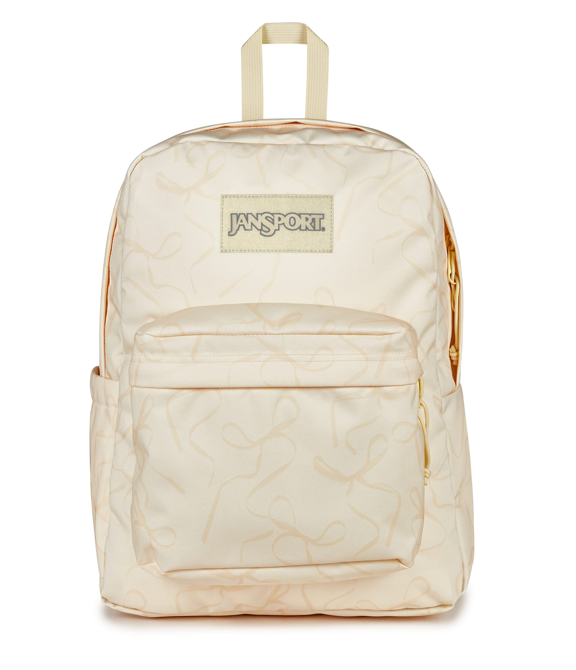 Jansport Backpacks Rows of Bows Lemon JanSport SuperBreak Plus Backpack - Rows of Bows Lemon