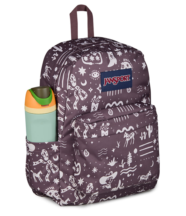 Jansport Backpacks Yeehaw and Horses Mahogany JanSport SuperBreak Plus Backpack - Yeehaw and Horses Mahogany