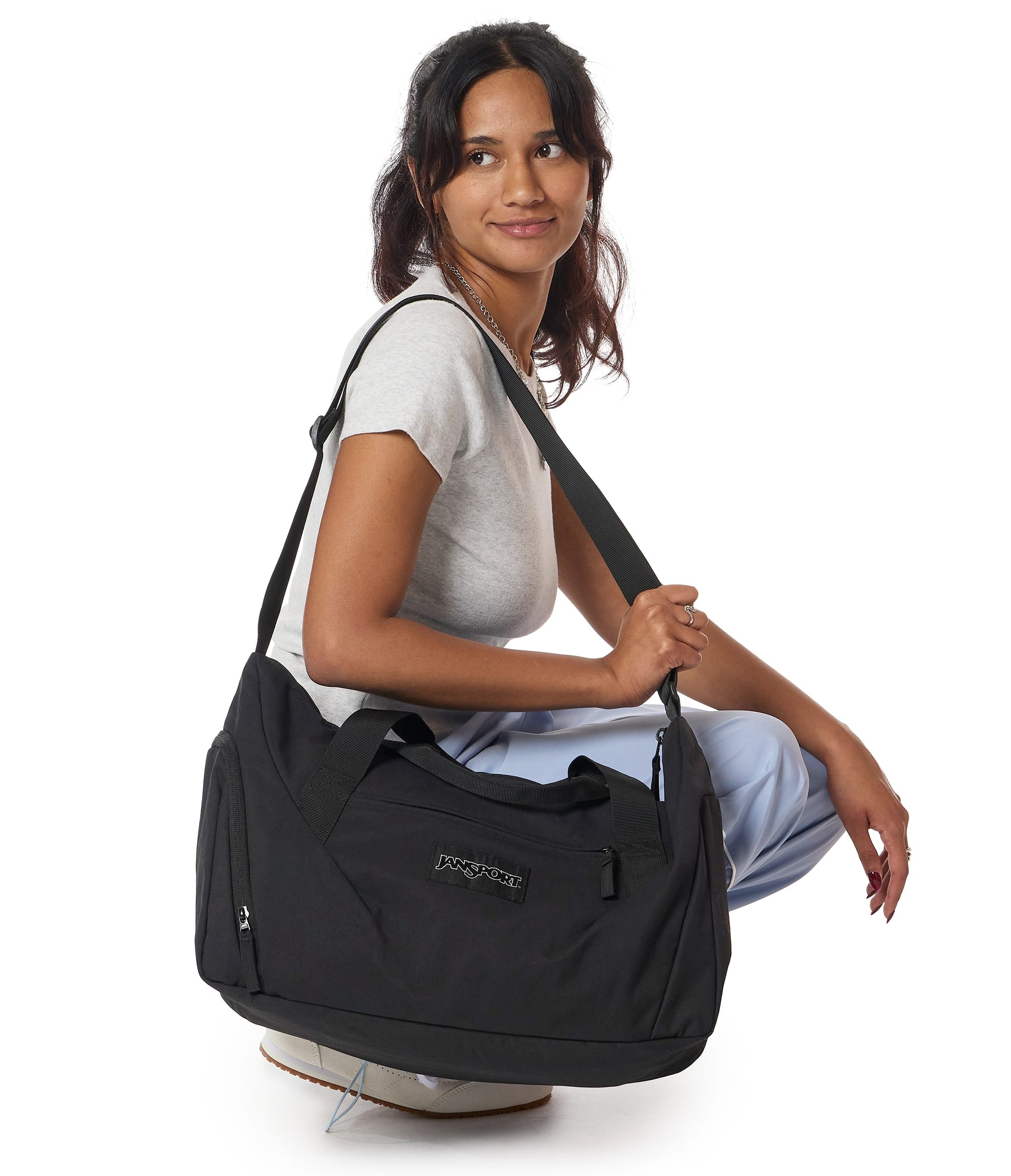 Jansport Duffles Black JanSport Recharge Gym Bag Medium - Black