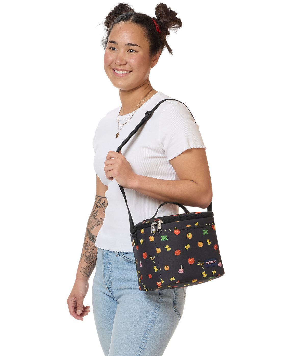 Jansport Lunch Bag Flutter By Pink JanSport Super Snack Lunch Bag - Flutter By Pink