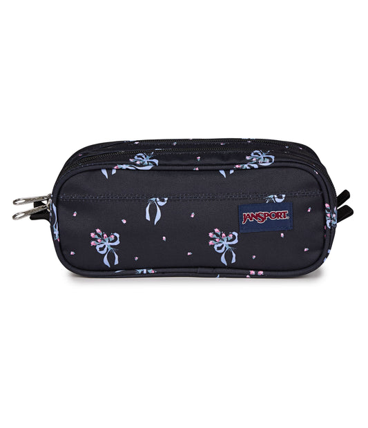 Jansport Pencil Case Pastel Petals Black JanSport Large Accessory Pouch - Pastel Petals Black