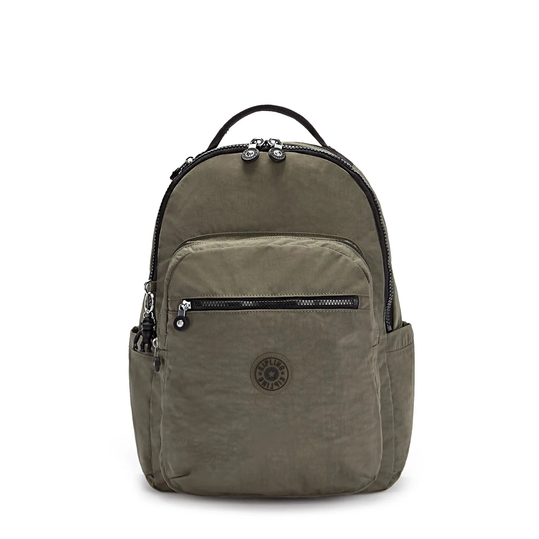 Kipling Backpacks Green Moss Kipling Seoul Large 15