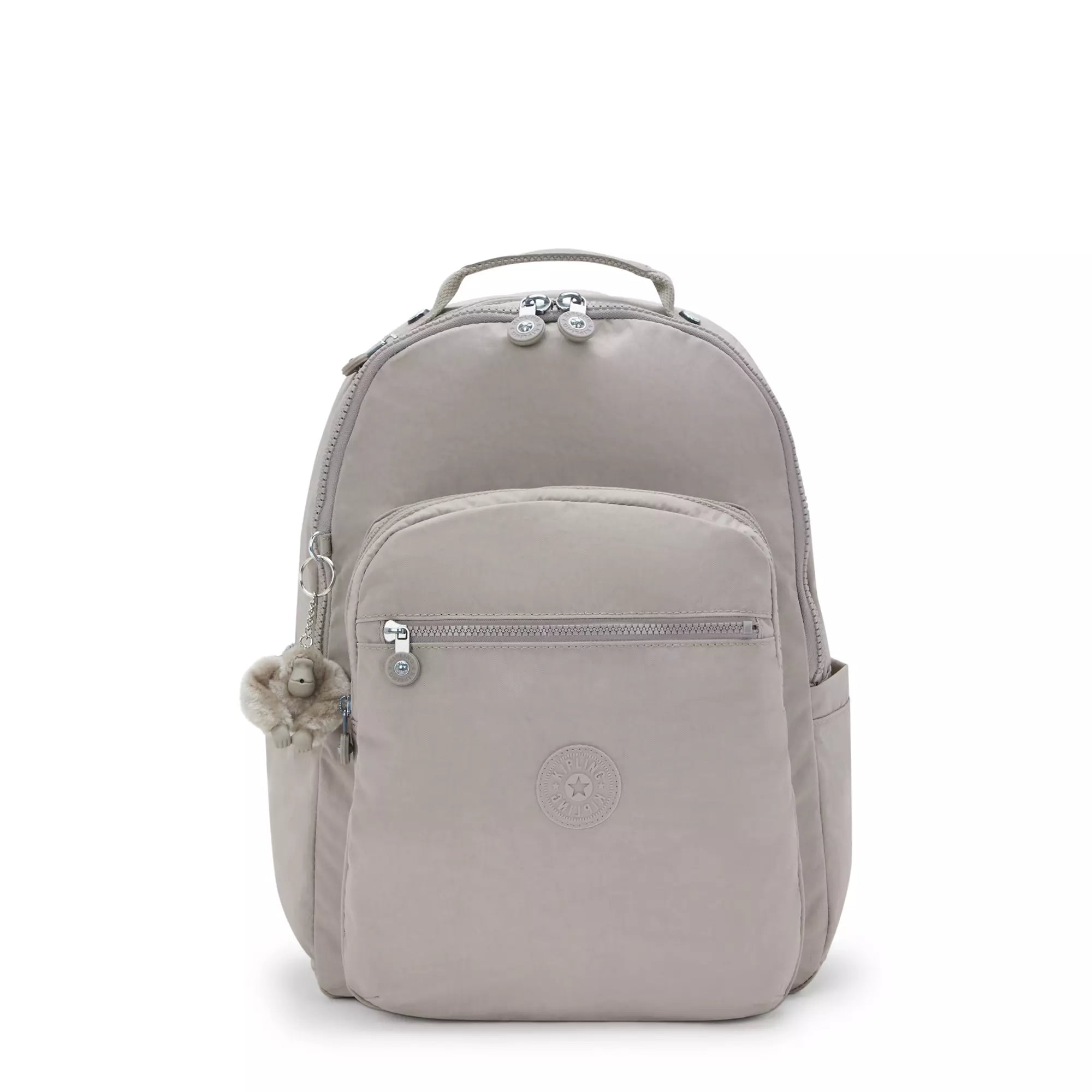 Kipling Backpacks Grey Gris Kipling Seoul Large 15