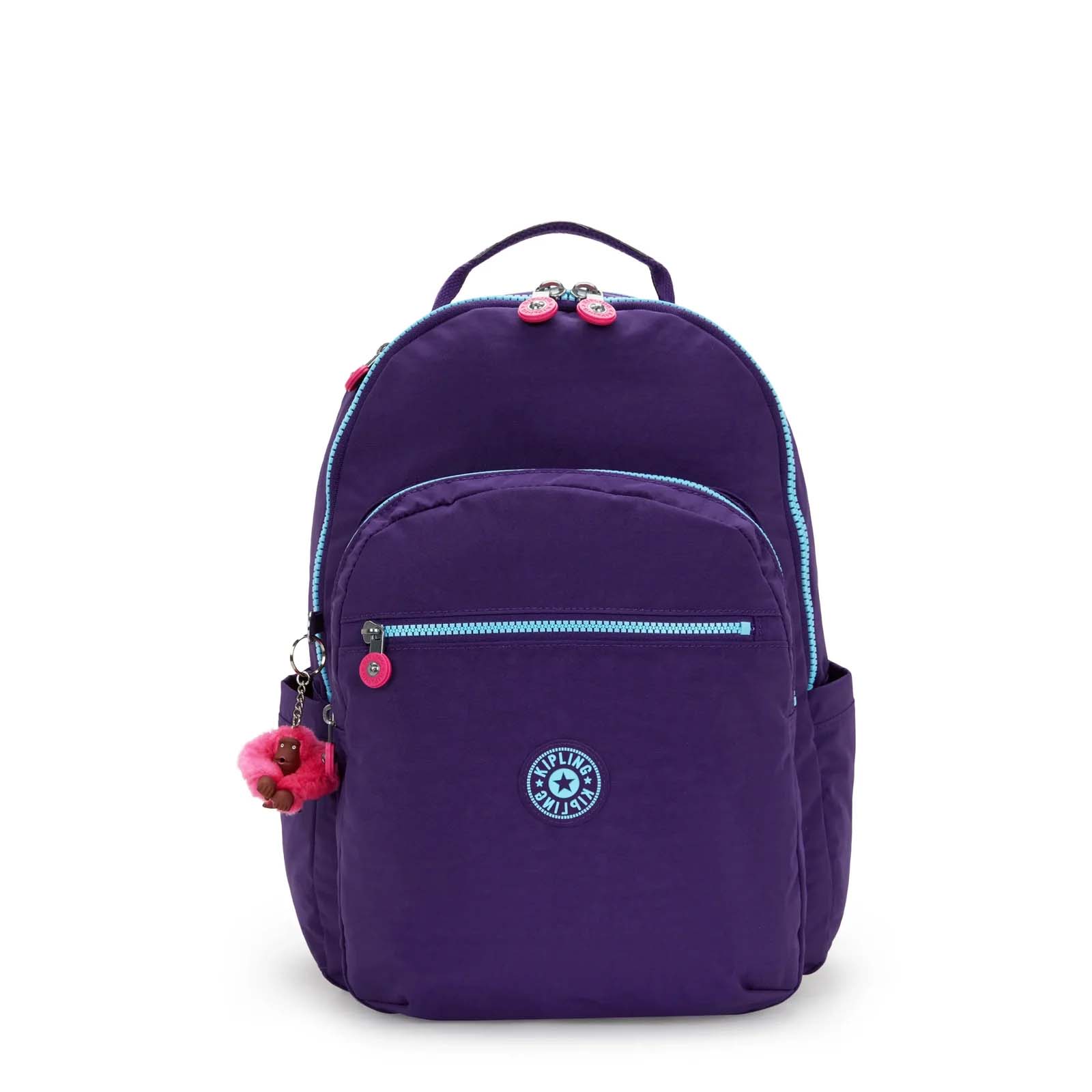 Kipling Backpacks VIP Purple Kipling Seoul Large 15