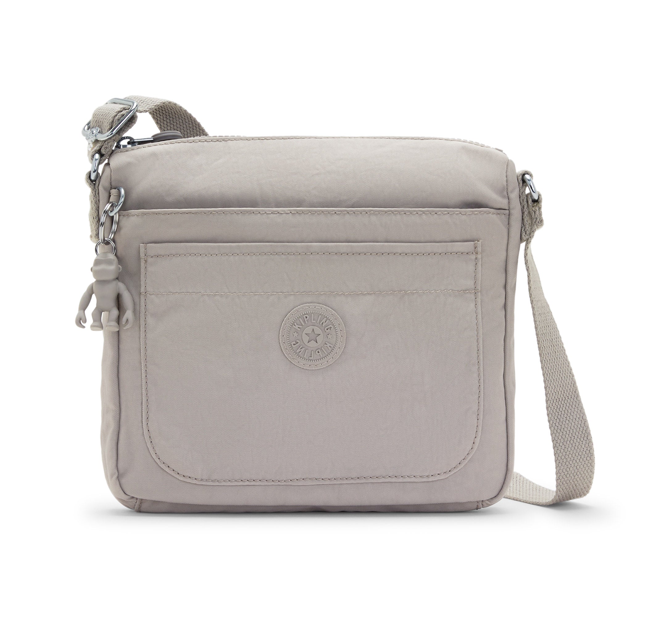 Kipling Cross-Body Bag Grey Gris Kipling Sebastian Crossbody Bag - Grey Gris