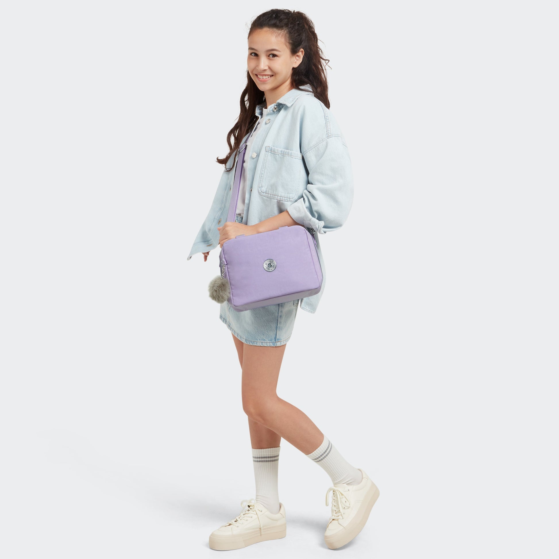 Kipling Lunch Bag Bridal Rose Kipling Miyo Lunch Bag - Bridal Rose