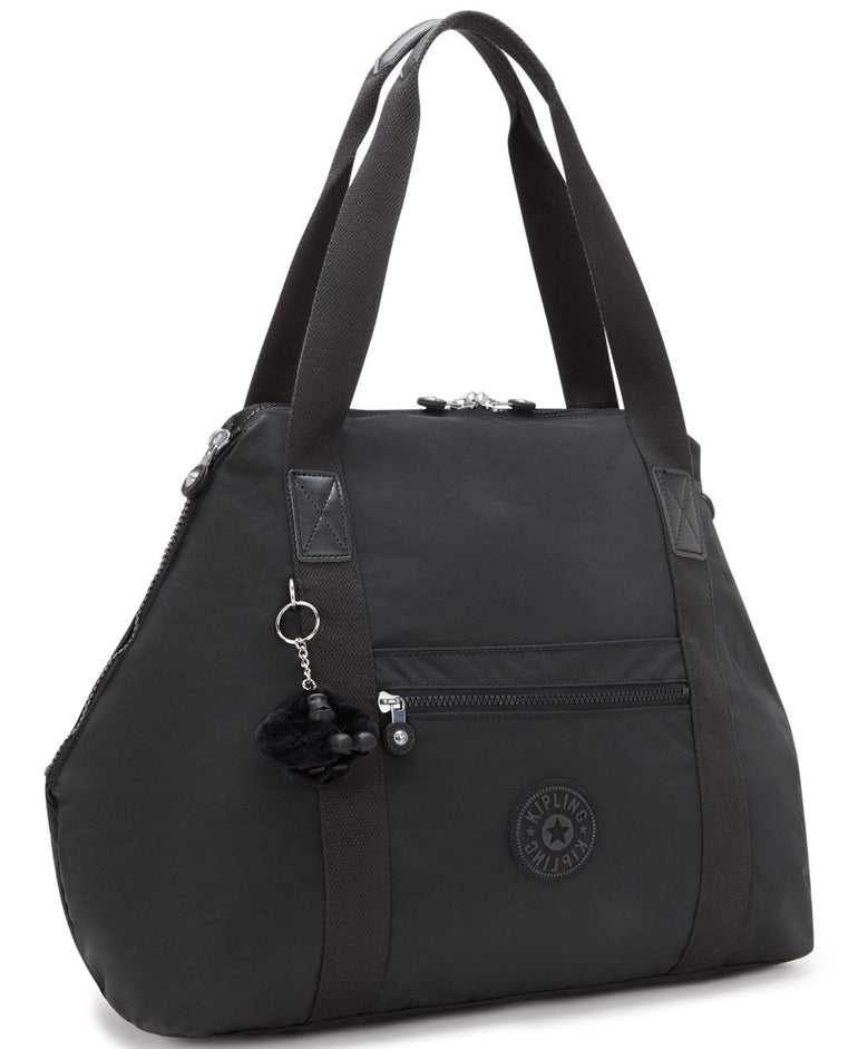 Kipling Tote Bag Black Noir Kipling Art Medium Tote Bag - Black Noir