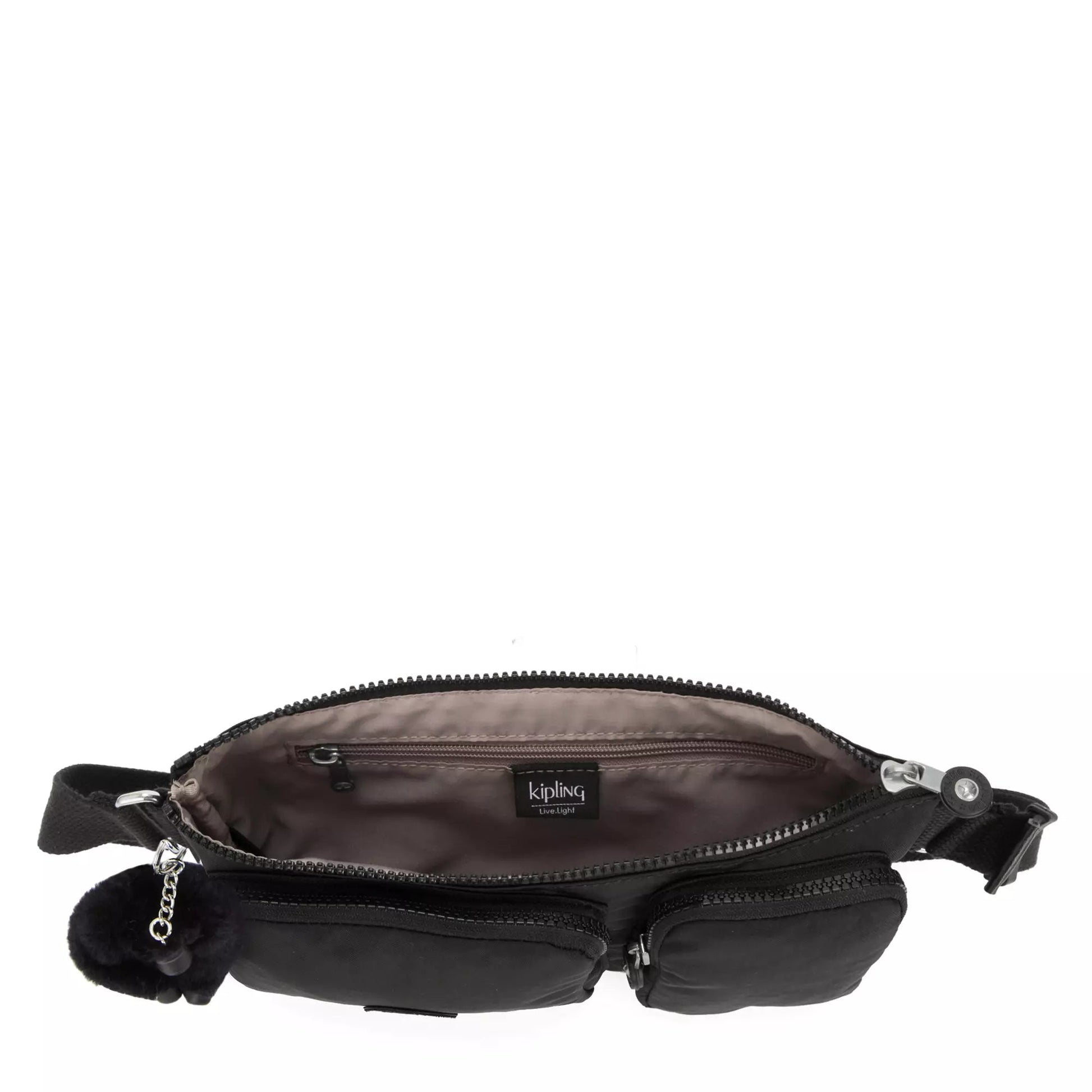 Kipling Waist Pouches Black Noir Kipling Presto Up Waist Pack - Black Noir