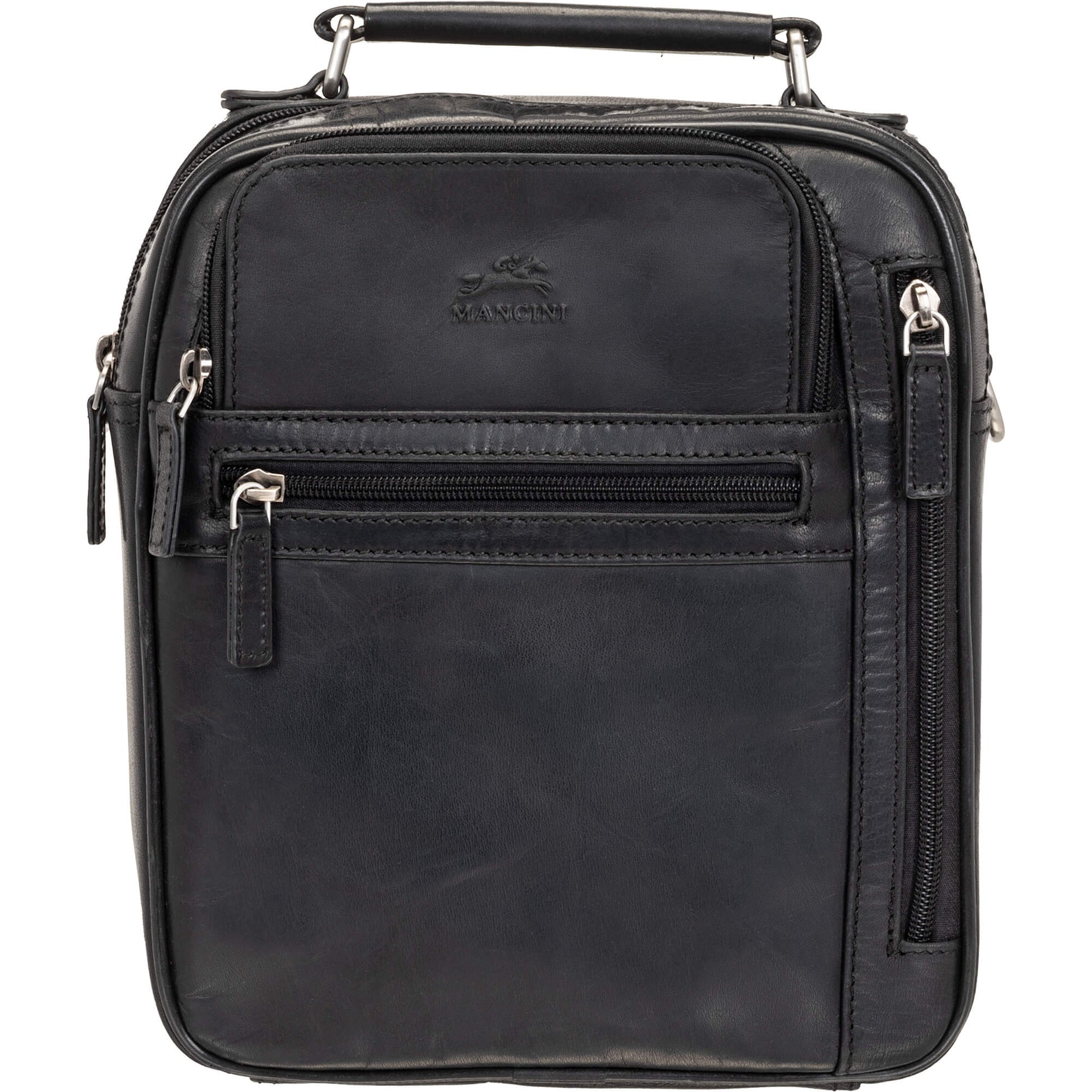 Mancini Bags Black Mancini Buffalo Large Unisex Bag