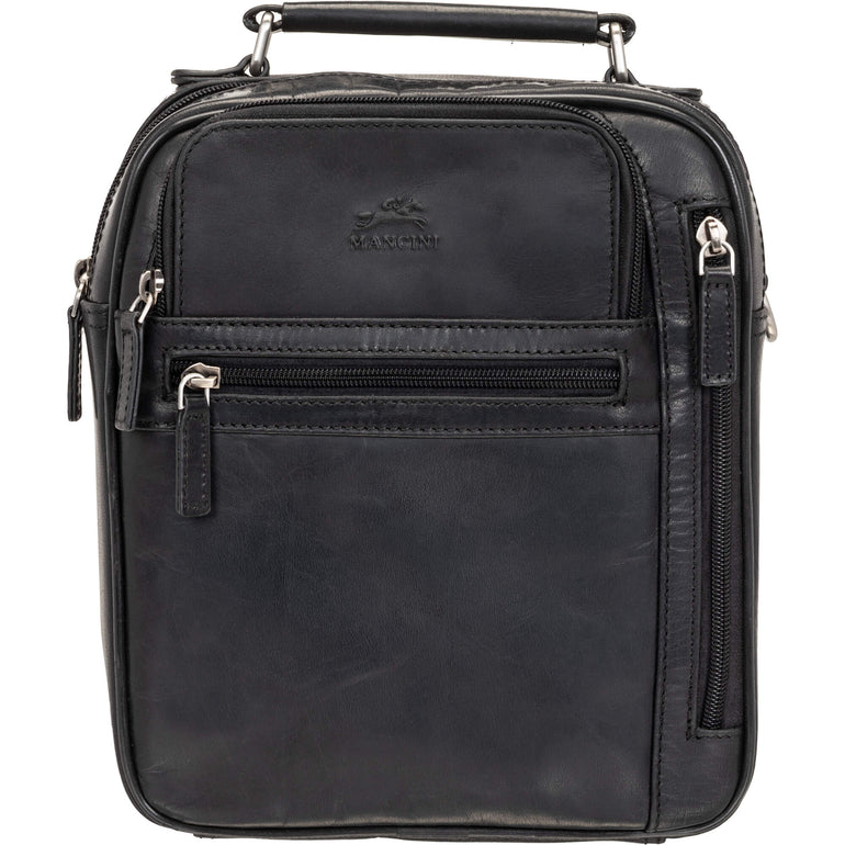 Mancini Bags Black Mancini Buffalo Large Unisex Bag