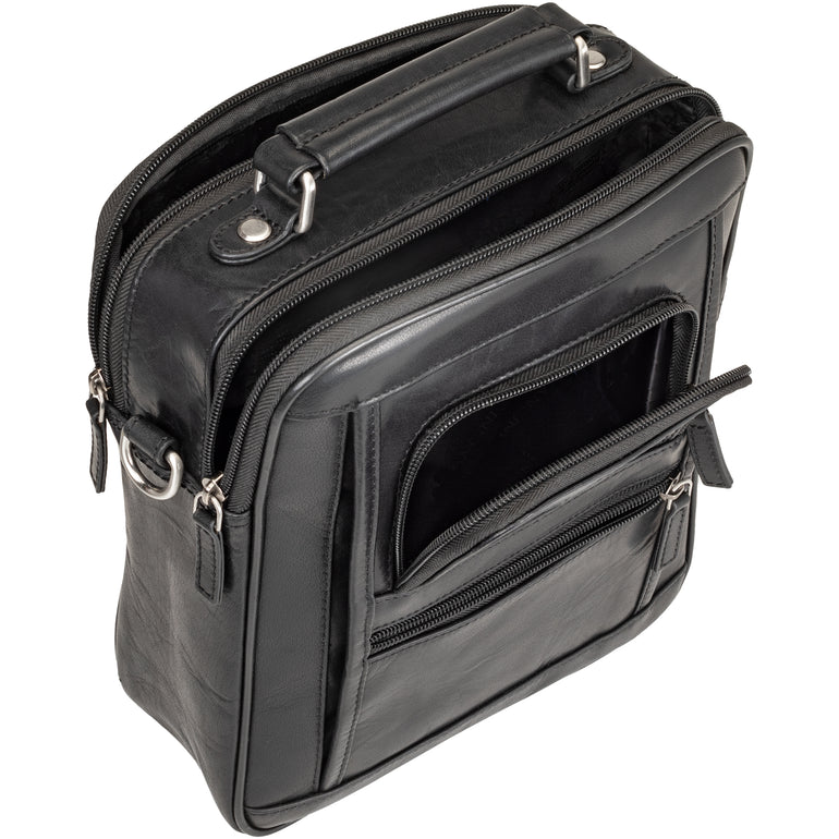 Mancini Bags Mancini Buffalo Double Compartment Unisex Bag
