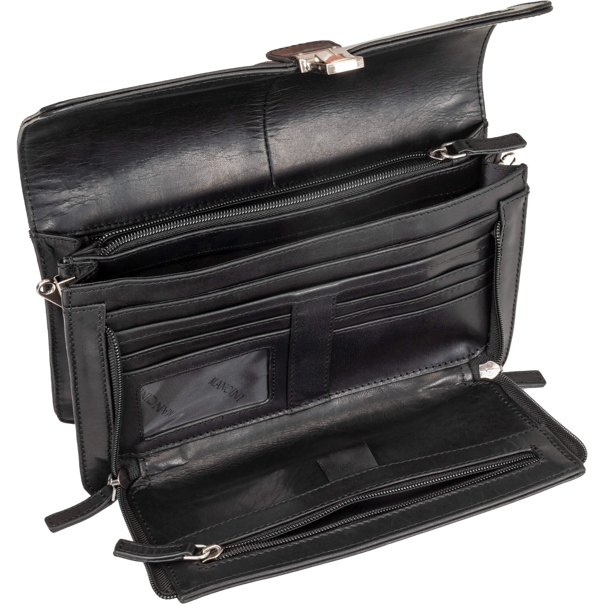 Mancini Bags Mancini Buffalo Unisex Bag with Front Organizer