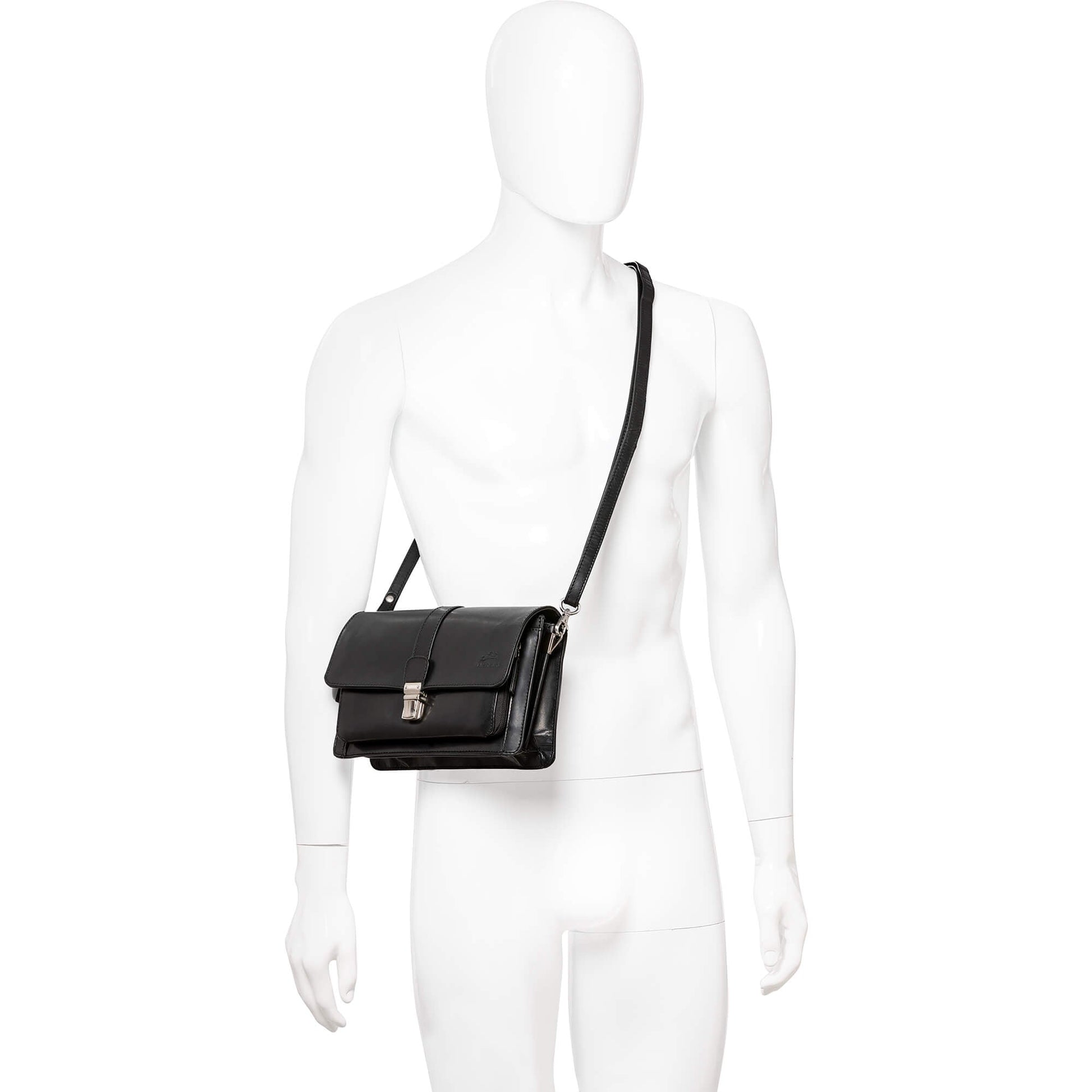 Mancini Bags Mancini Buffalo Unisex Bag with Front Organizer