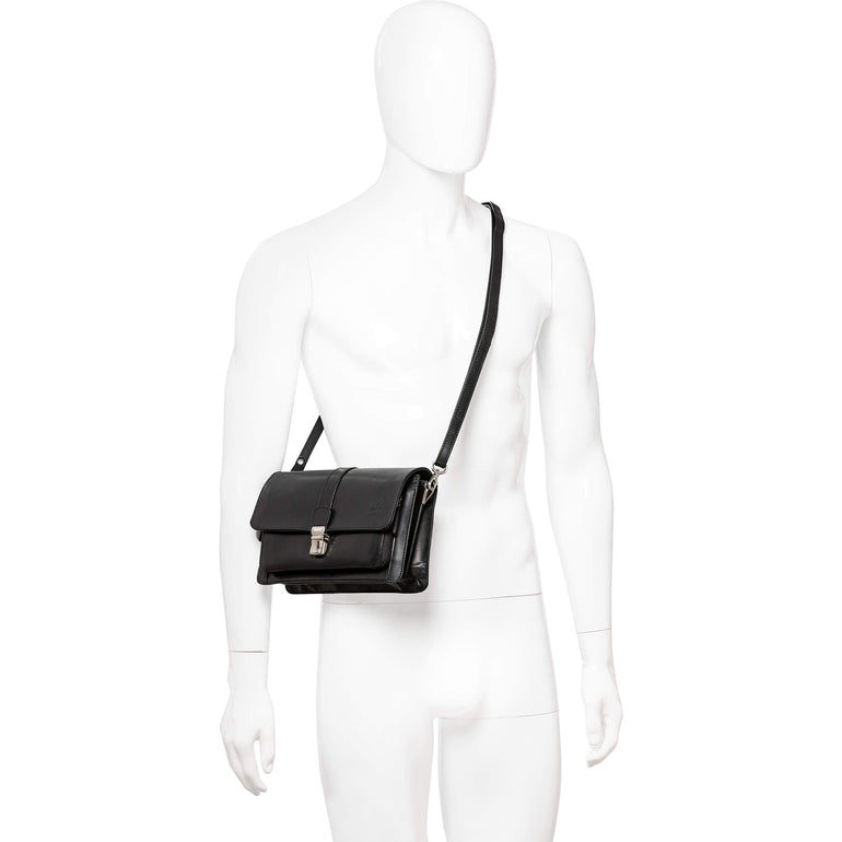 Mancini Bags Mancini Buffalo Unisex Bag with Front Organizer