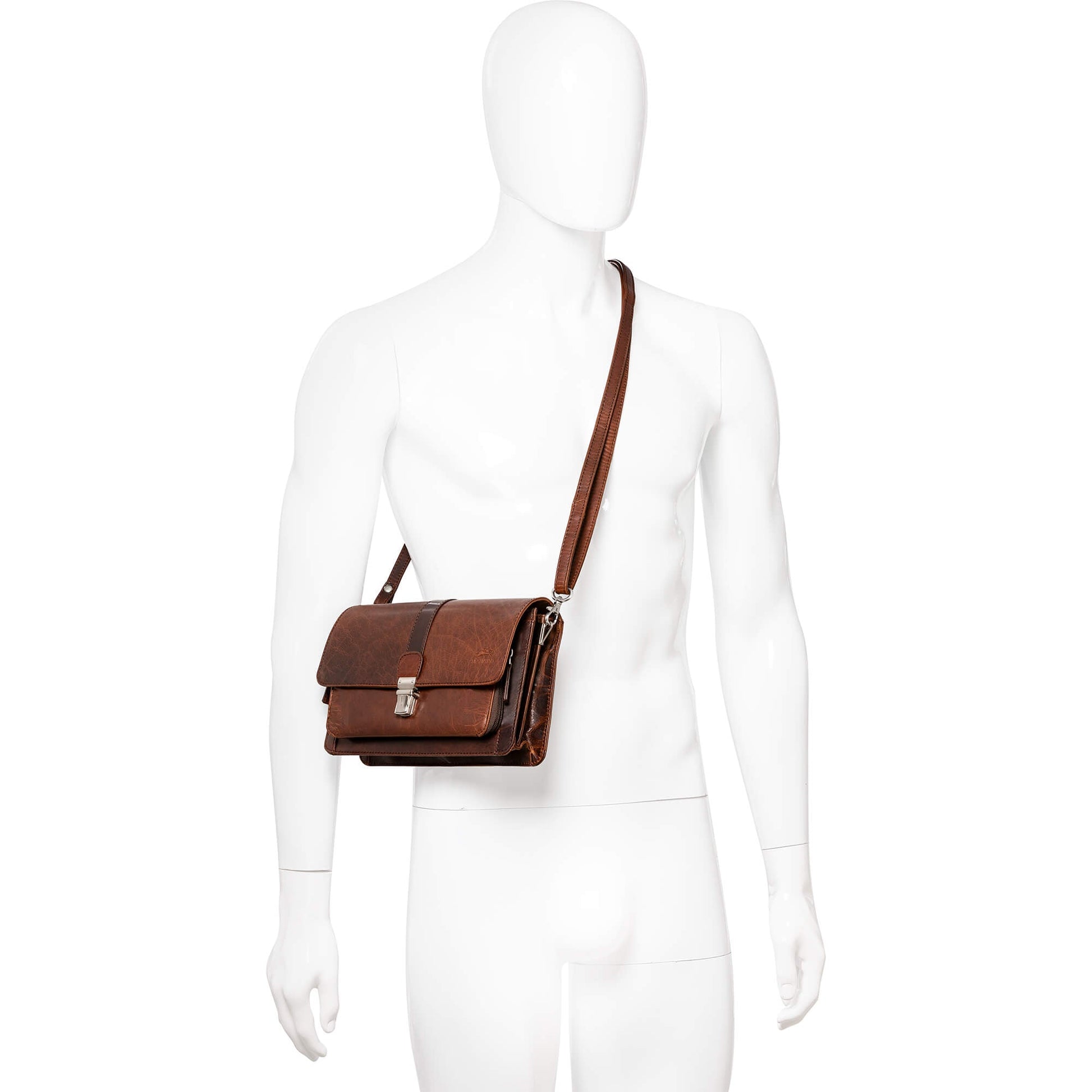 Mancini Bags Mancini Buffalo Unisex Bag with Front Organizer