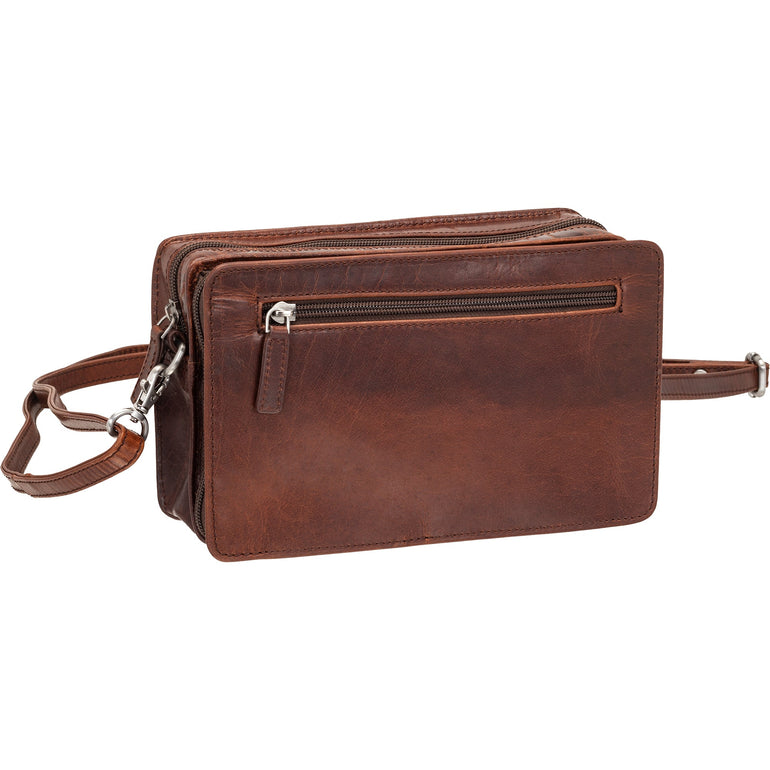 Mancini Bags Mancini Buffalo Unisex Bag with Zippered Organizer Pocket