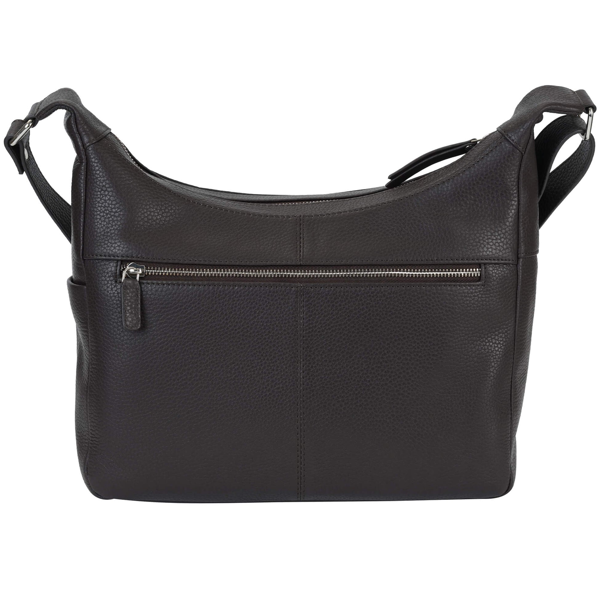 Mancini Cross-Body Bag Mancini Pebbled June Crossbody Handbag