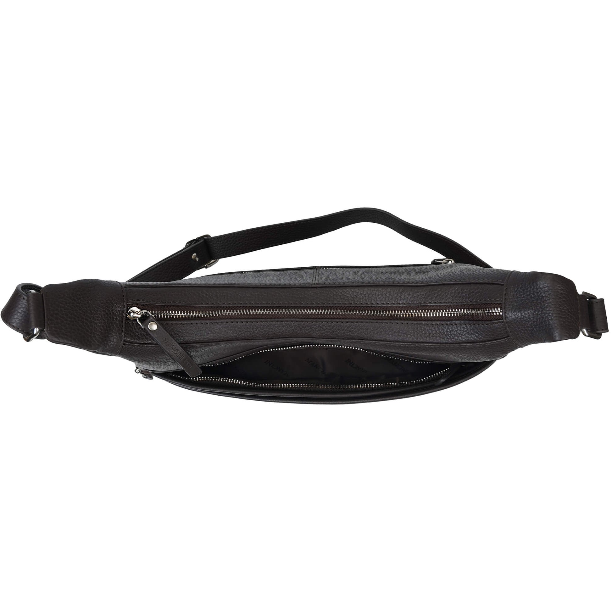 Mancini Cross-Body Bag Mancini Pebbled June Crossbody Handbag