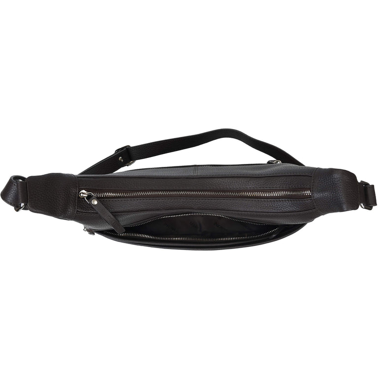 Mancini Cross-Body Bag Mancini Pebbled June Crossbody Handbag