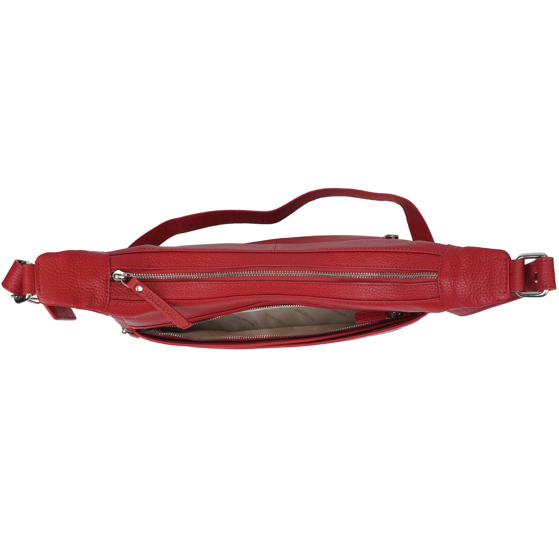 Mancini Cross-Body Bag Mancini Pebbled June Crossbody Handbag