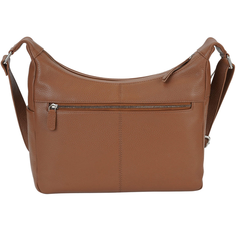 Mancini Cross-Body Bag Mancini Pebbled June Crossbody Handbag